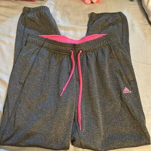 Adidas Gray sweatpants - Med